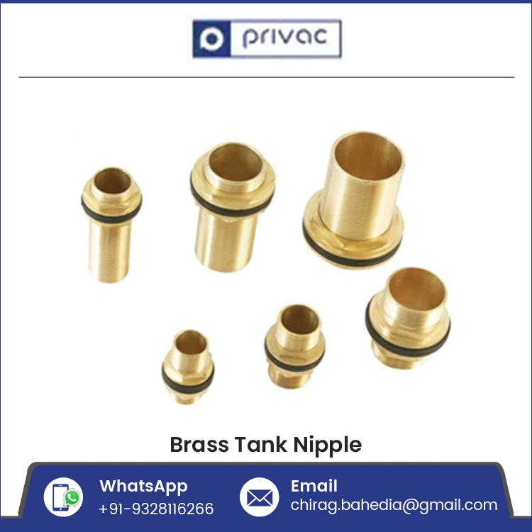 Excellent Quality Wholesale Nipple Brass Pipe Fitting Water Tank Connector
