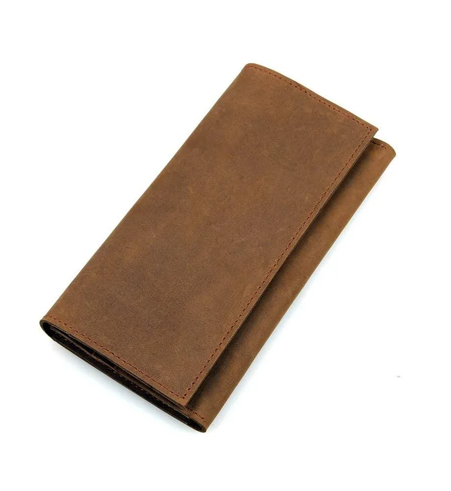 Top selling Card Multi Function Leather Long Wallet Cow-Hide Leather Long Wallets