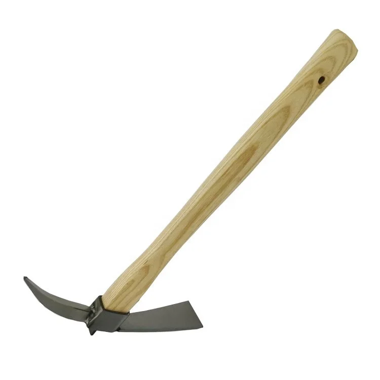 low price high quality forged two way single hand farming pick hoe