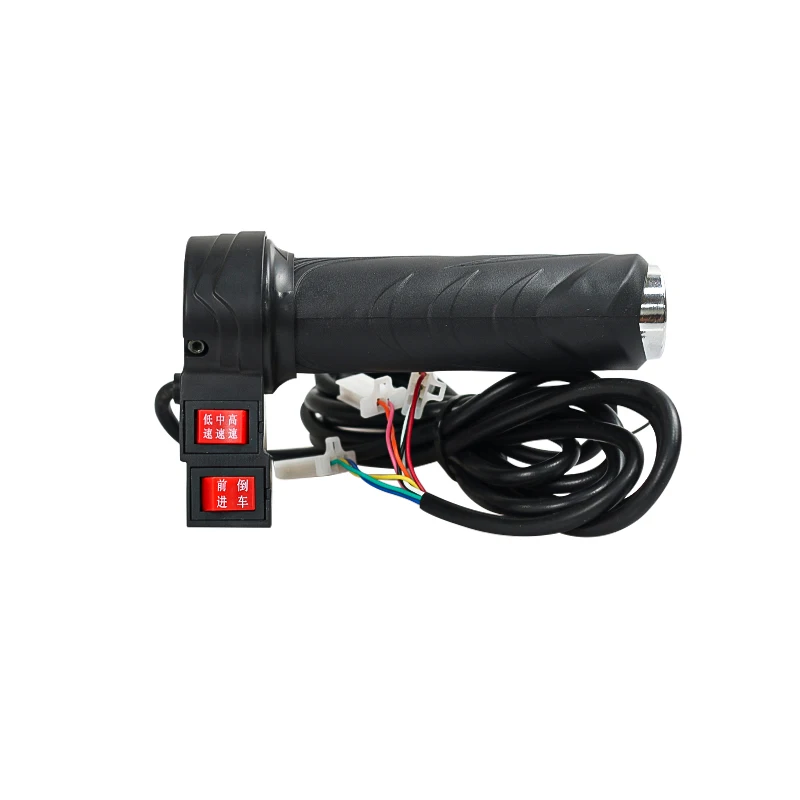 high quality 3 Gears Speed Switch ebike twist throttle handle for electric bicycle scooter tricycle