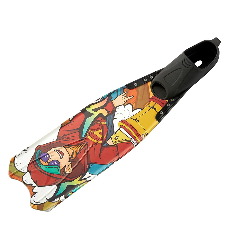 Factory Supply Professional Soft Silicone with Efficient Thrust Swim Fins Secured Tight Fitting Fins Without Any Weak Back Strap