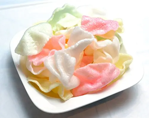 Изготовление креветок многоцветные/Хрустящие креветки чипсы необработанные вкусные из Вьетнама/Shyn Tran + 84382089109