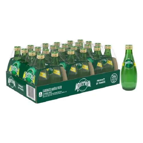 Стеклянная бутылка для минеральной воды PERRIER SAN гранурино VOLVIC VITTEL минерал