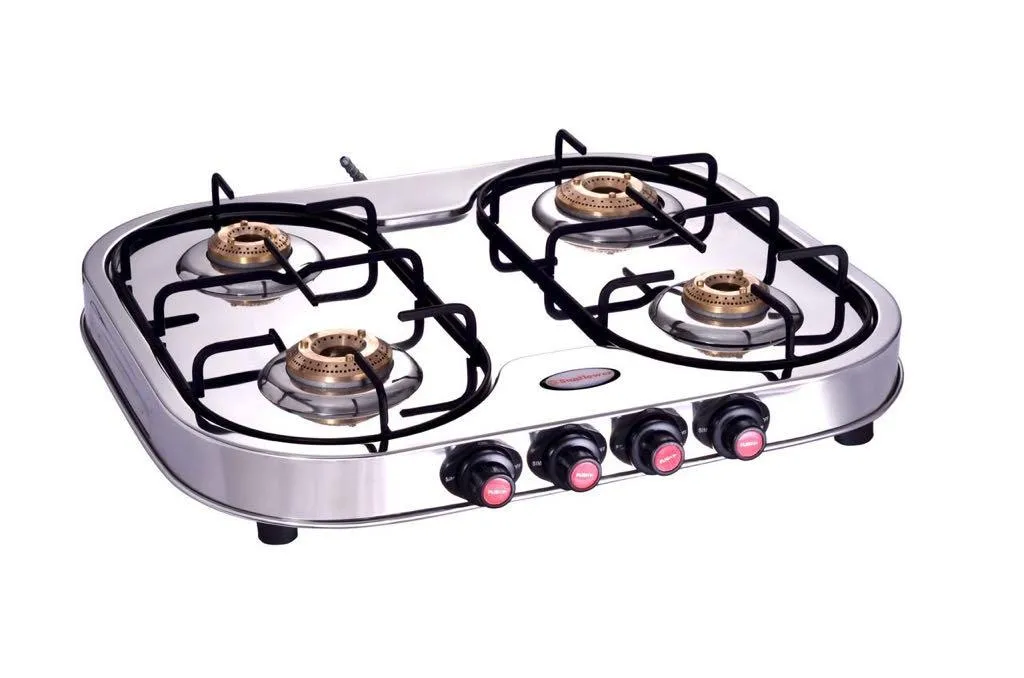Home Kitchen High Quality Cooking Appliance Commercial Cooktop 2 Burner Gas Cooker Stove Price Top Stainless Steel Bag Gift Body
