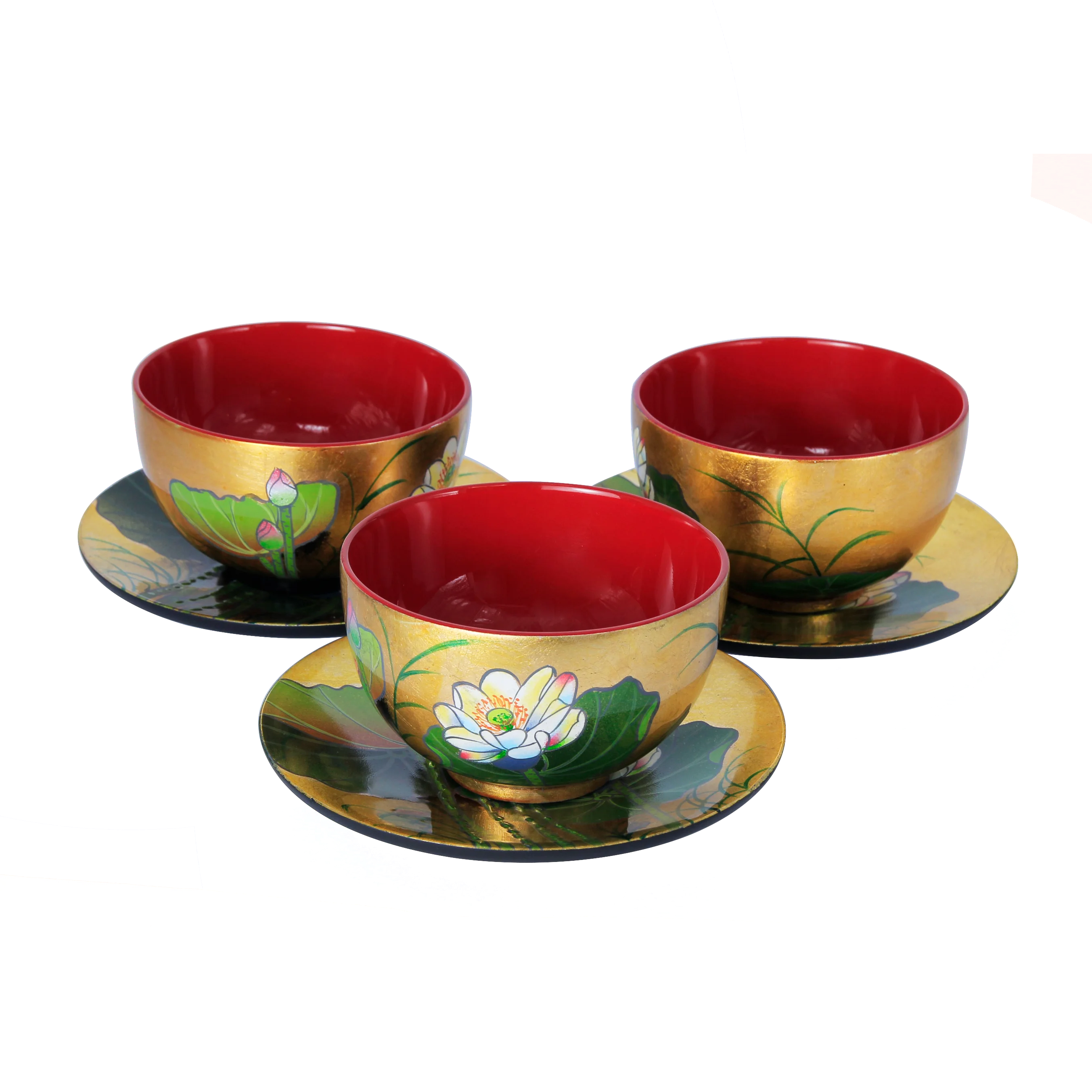 
Vietnamese Lacquer High Quality Bowl for Chips Snack Various Styles Handmade Serving Bowls 