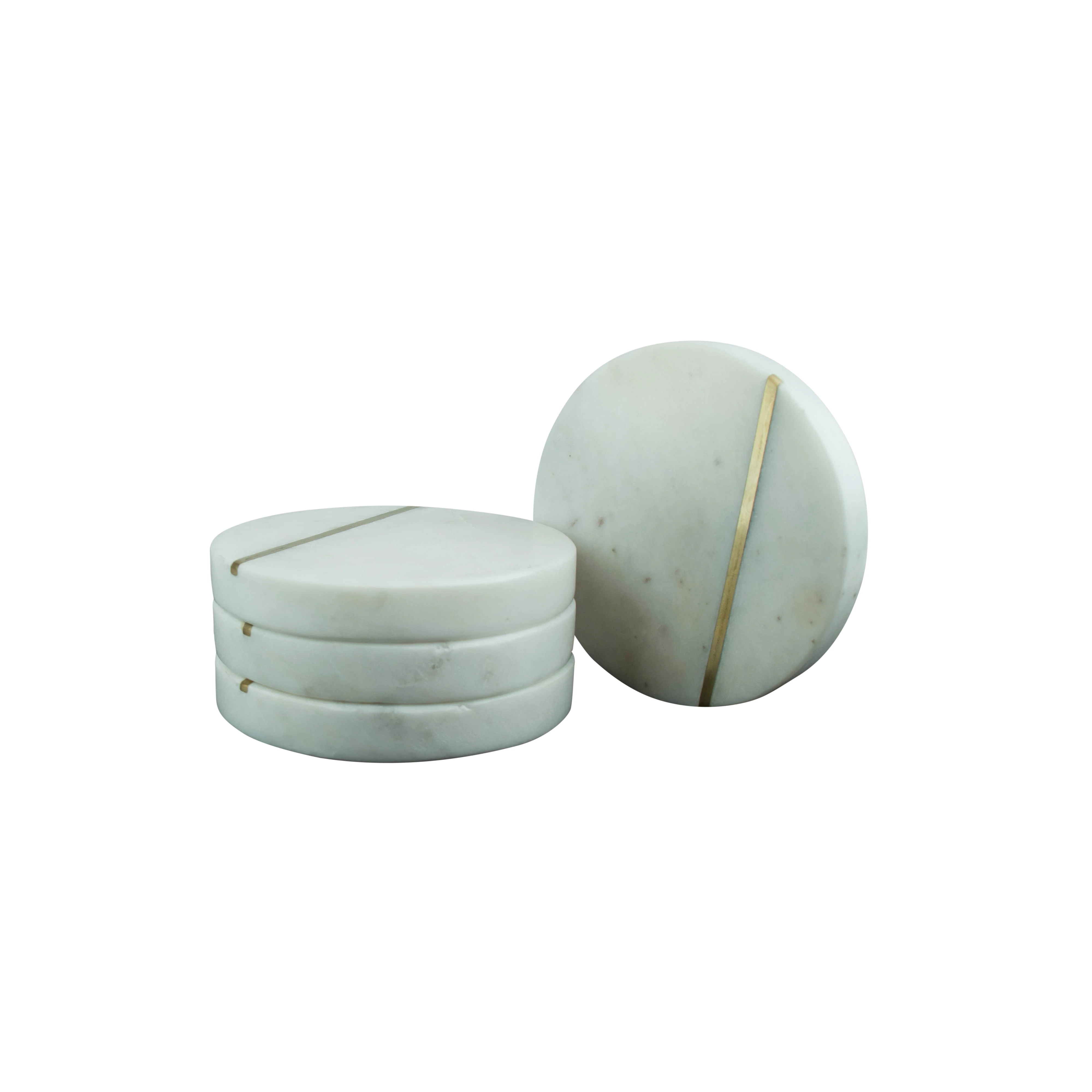 Набор подставок из белого мрамора/4