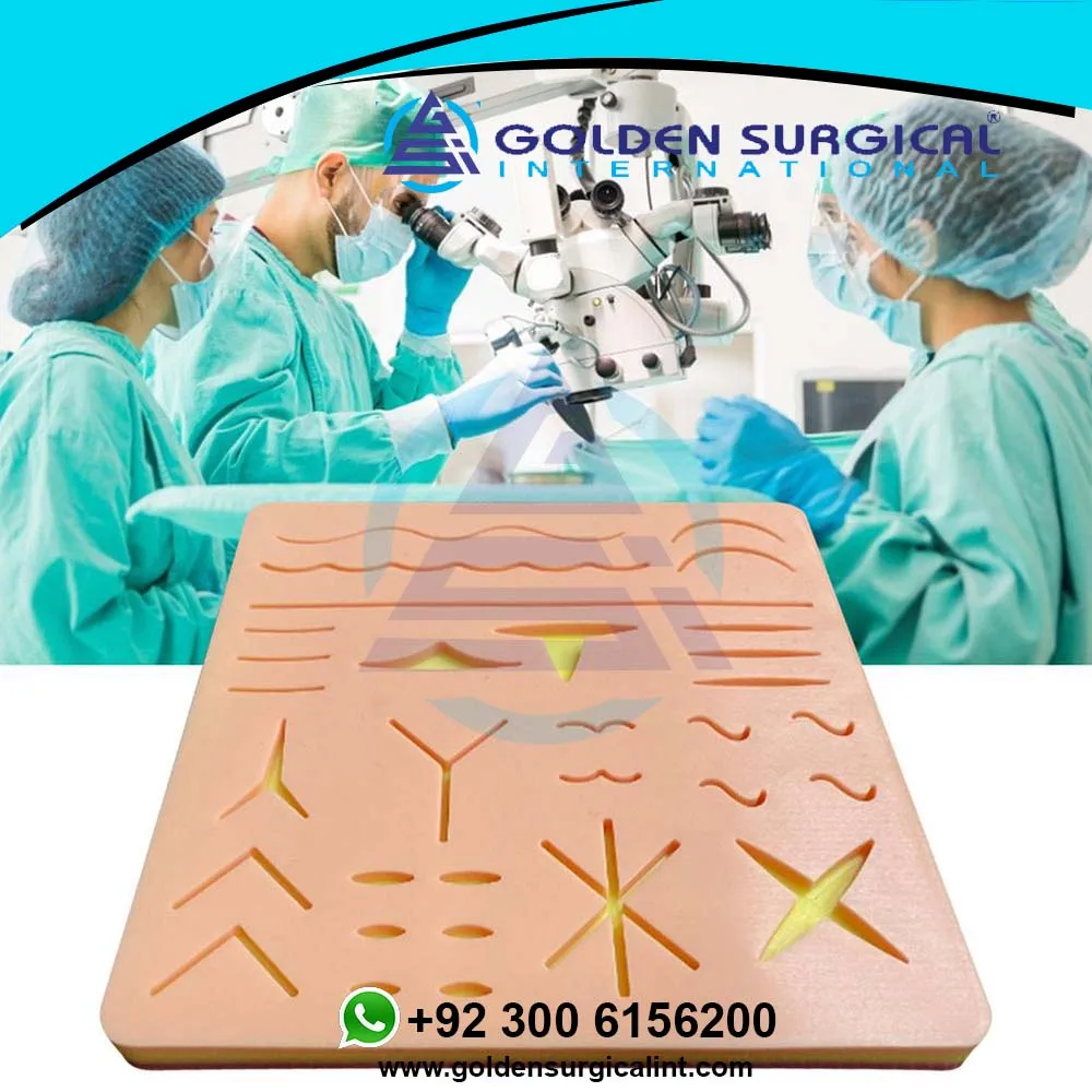 Практика наложения швов моделирование беспыльный набор из 3 слоев гладкий Чехол силикона для шовный тренировочный комплект хирургической раны тренировок шов