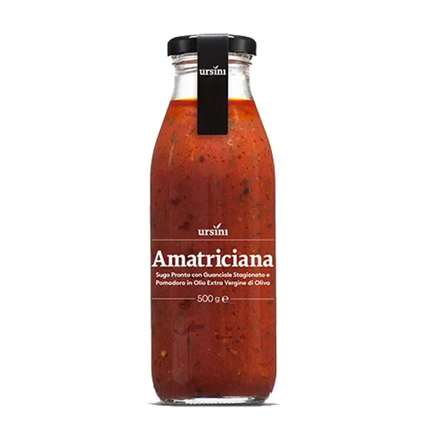 Italian Amatriciana Sauce 500 ml - Ursini