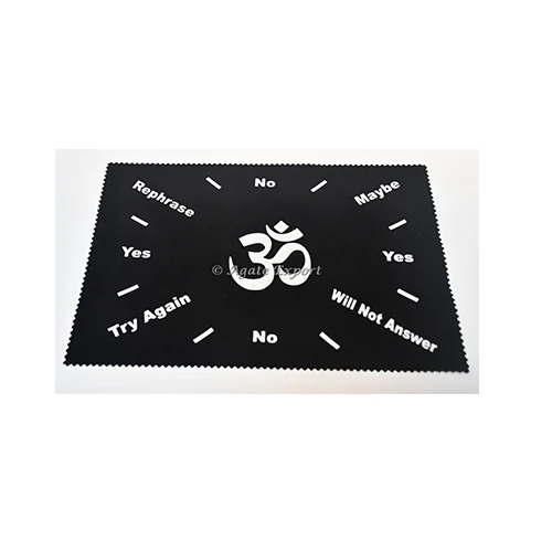 Om Pendulum Divination Mat Velvet Tarot Tablecloth Divination Tarot Pendulum Magic Tarot Altar Table Cloth Board Game Mat Agate