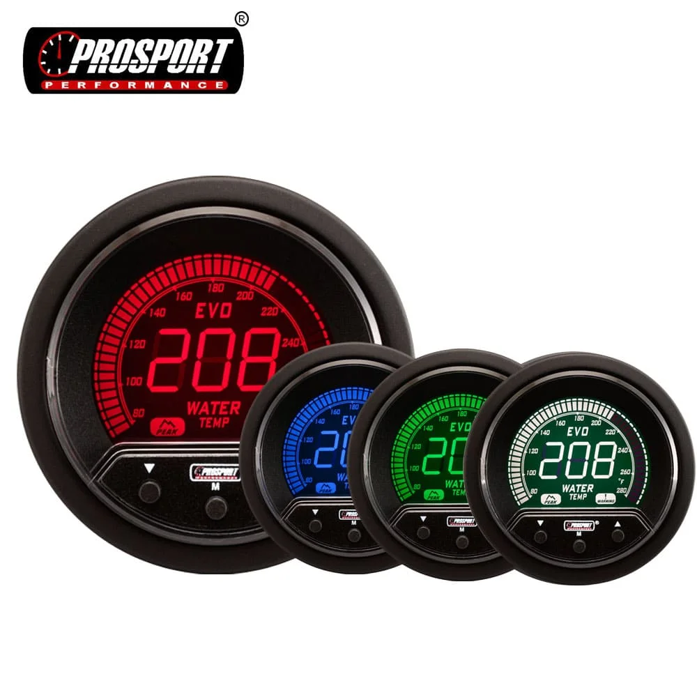 Универсальный 52 мм Цифровой Датчик температуры воды автоматический измеритель влажности 4 цветной ЖК-монитор