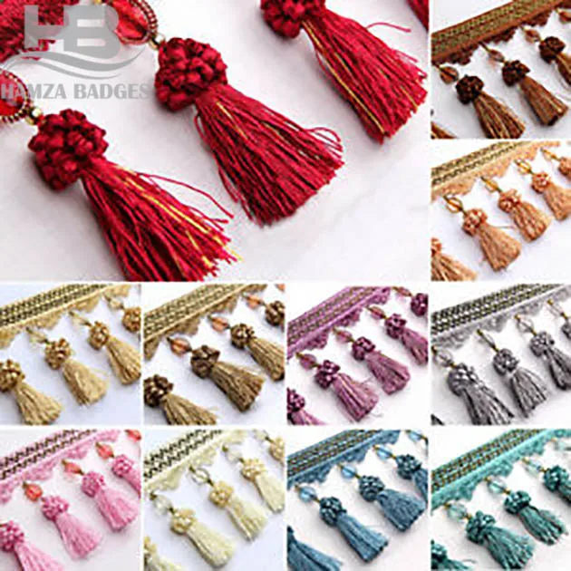 handmade Fringe Braids bullion wire fringes tassels braids