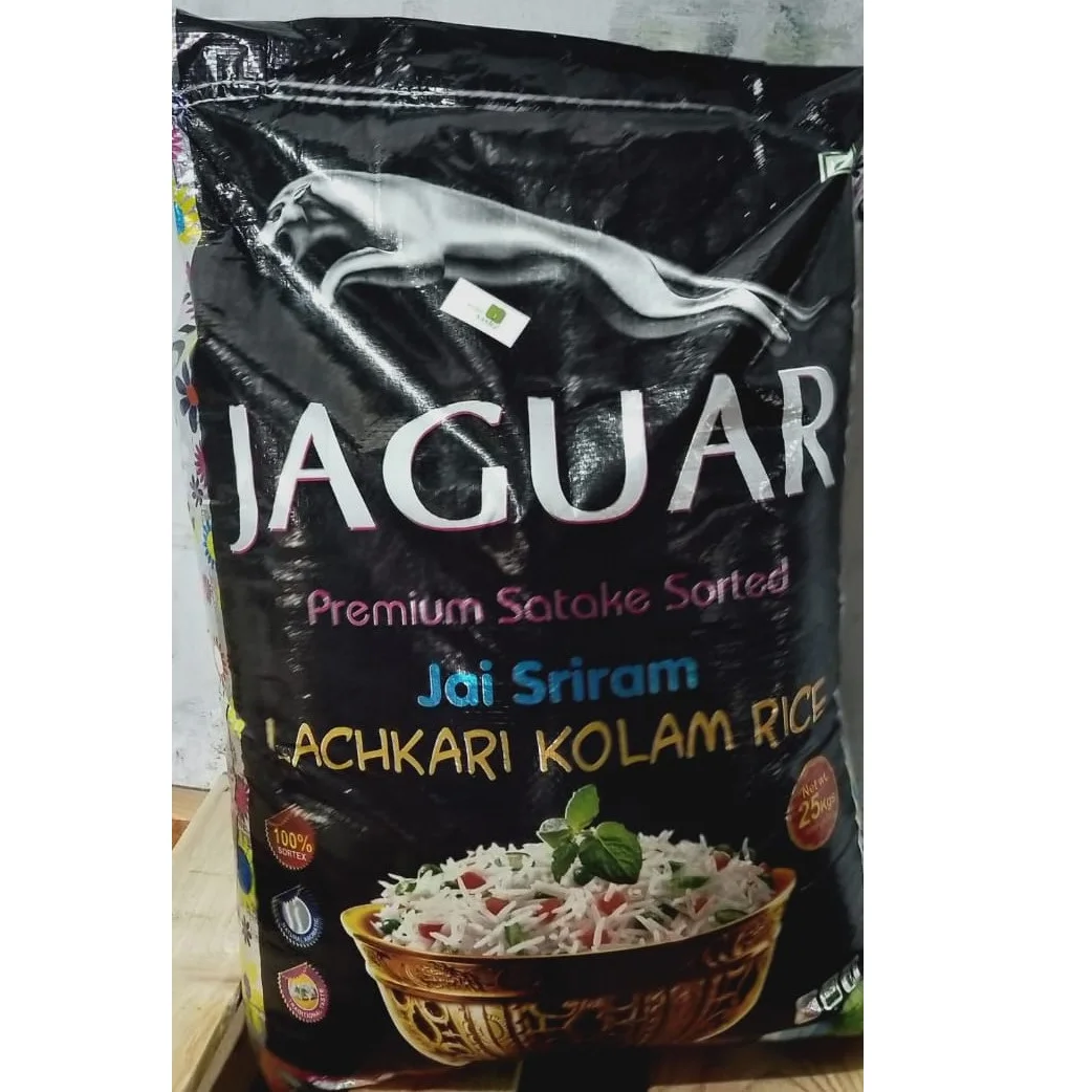 
Dashmesh India Basmati Rice Export JAGUAR LASHKARI KOLAM RICE 25KG 