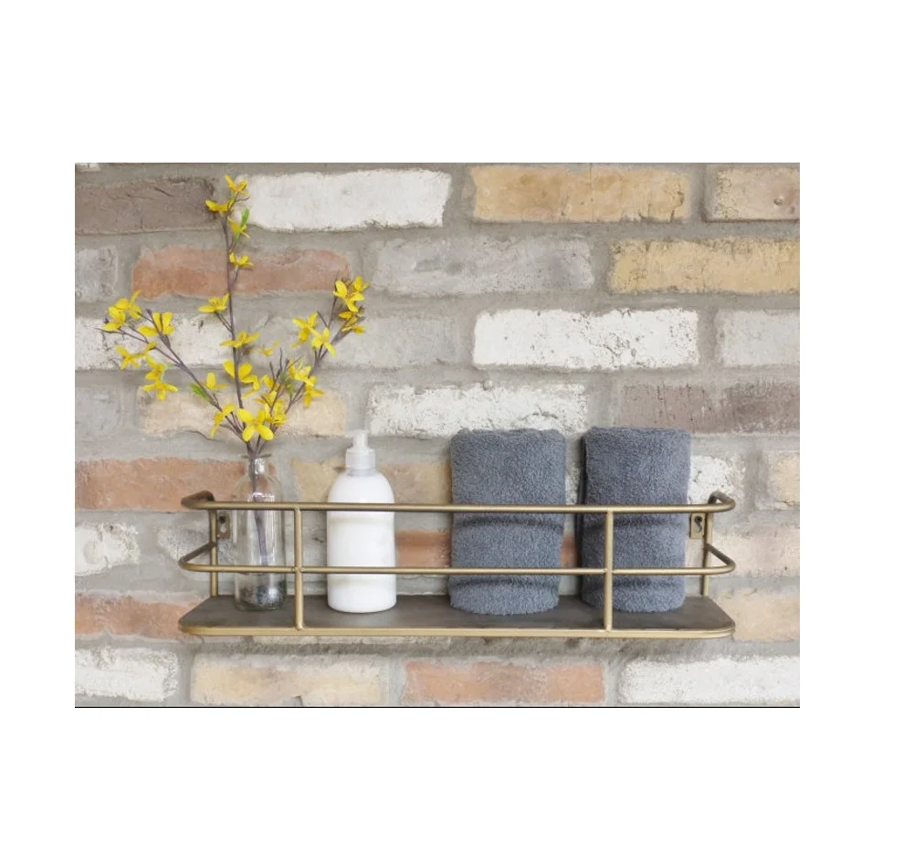 Креативная настенная полка с полкой из МДФ черный Кронштейн железная гостиная книжная для хранения домашний декор по оптовой цене Индия