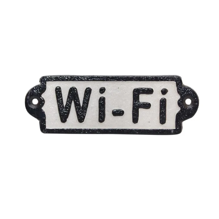 Bathroom Vanities Hotels Bathroom Door Mounted Shower Sign Cast Iron Customized high Grade Quality General Sign For wall decors