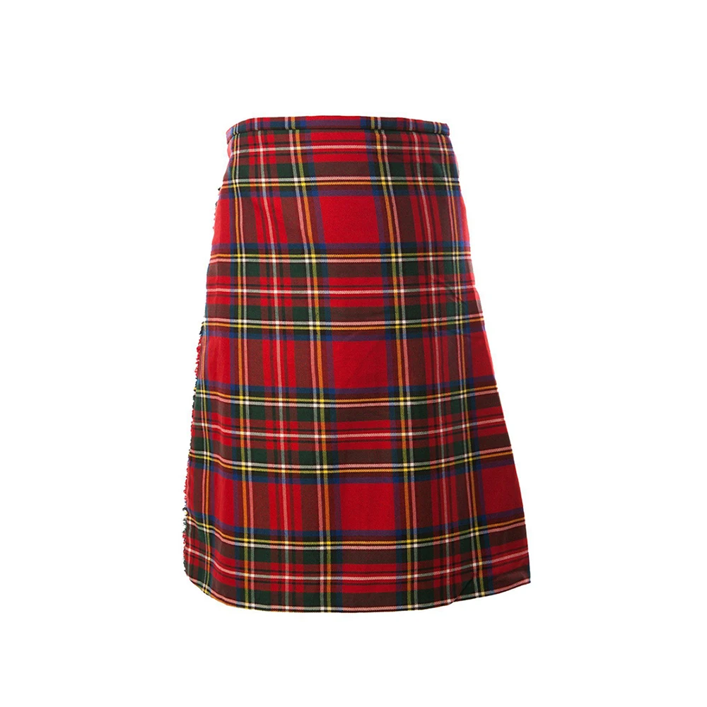 High Quality Custom Logo 8 Yard Royal Stewart Tartan Mens Kilt Best Highland Wear