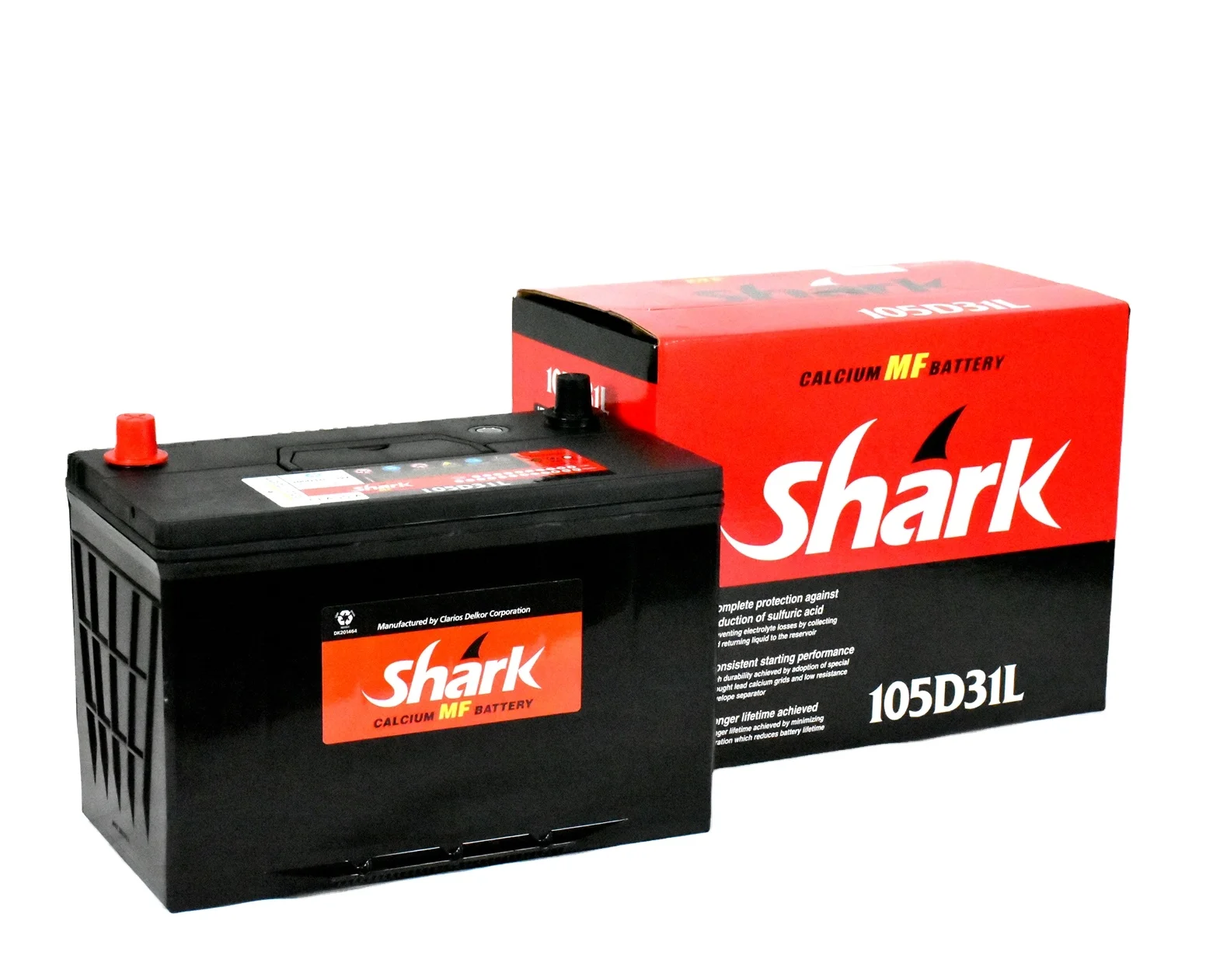 Shark Batteries From Clarios Delkor Corporation, Korea