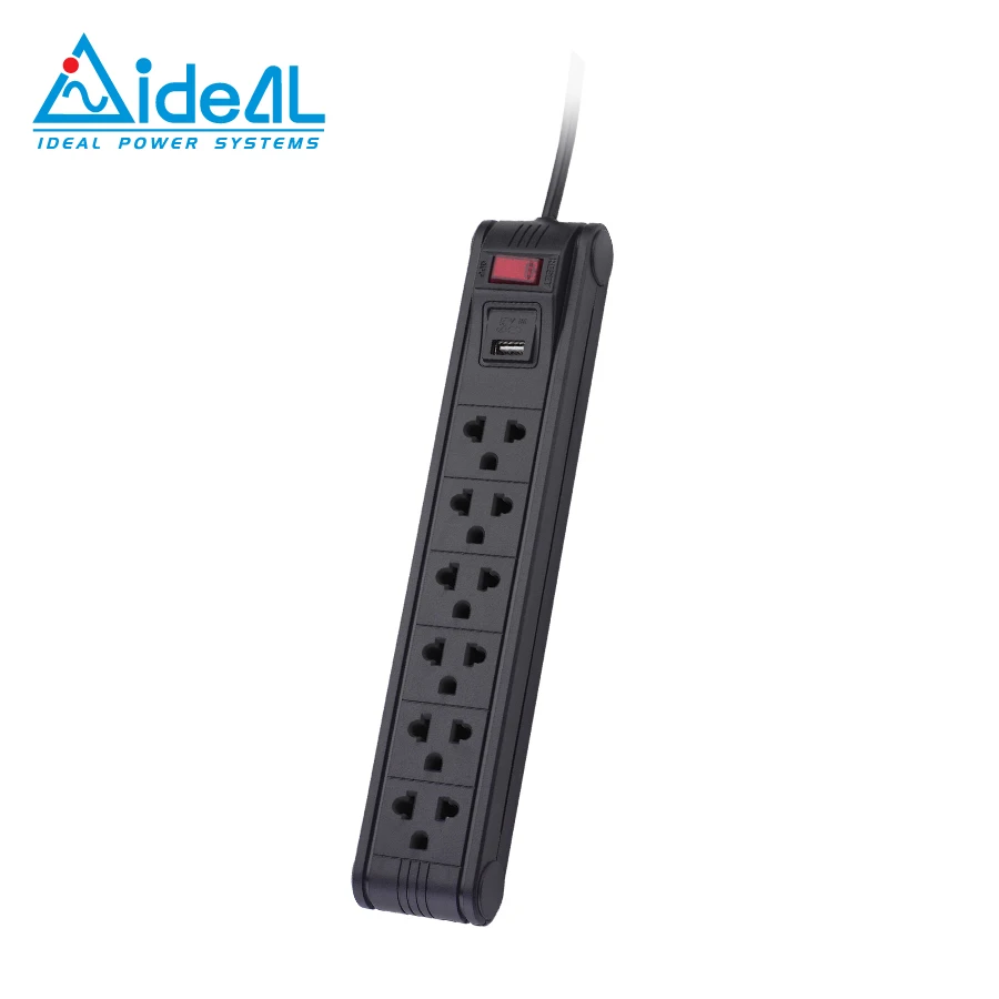 Компактное и красочное Зарядное устройство USB I-221U-10A Защита от перенапряжения/удлинитель