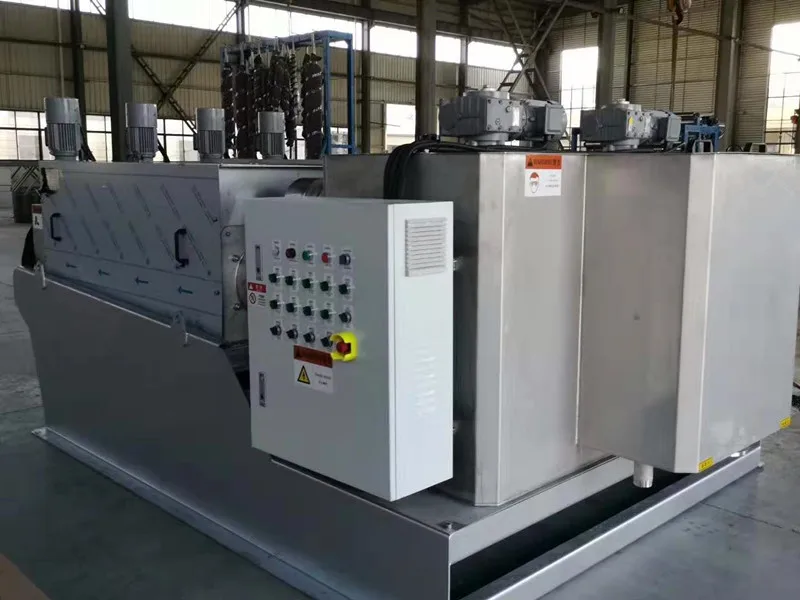 Multi-plate Screw type sludge dewatering machine