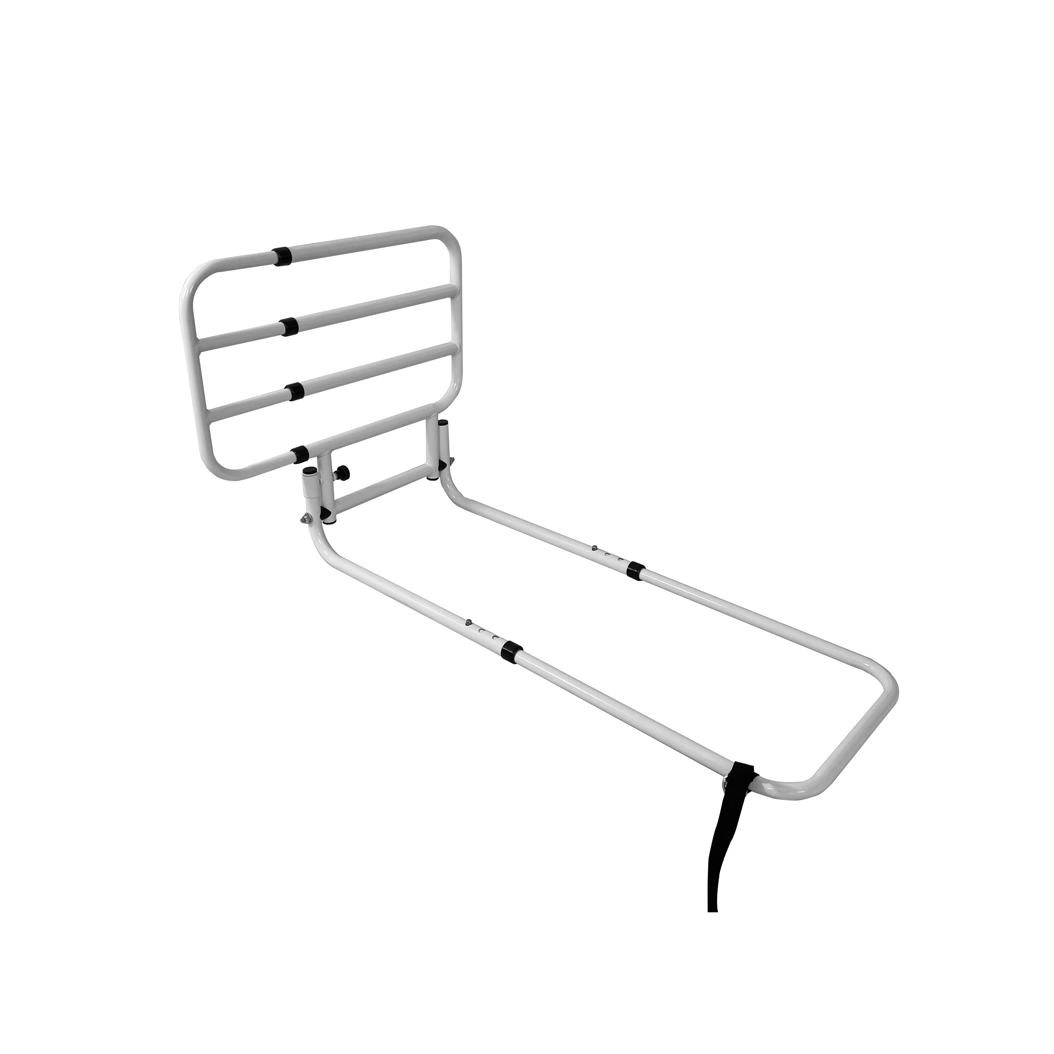 Home care assistive device height adjust bed rail