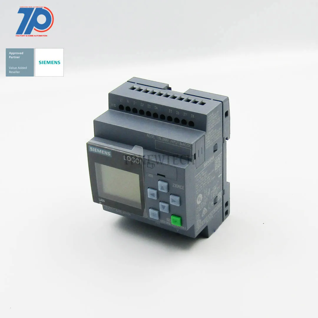 Программируемый логический контроллер 6ED1052-1FB08-0BA1 с логотипом Siemens 12 до 24 В постоянного тока программируемый