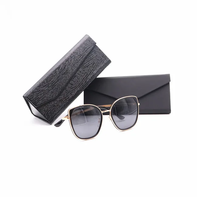 Wholesale  Foldable glasses case custom logo Eyewear Box Glasses  sunglasses case set triangle Folding Glasses Case