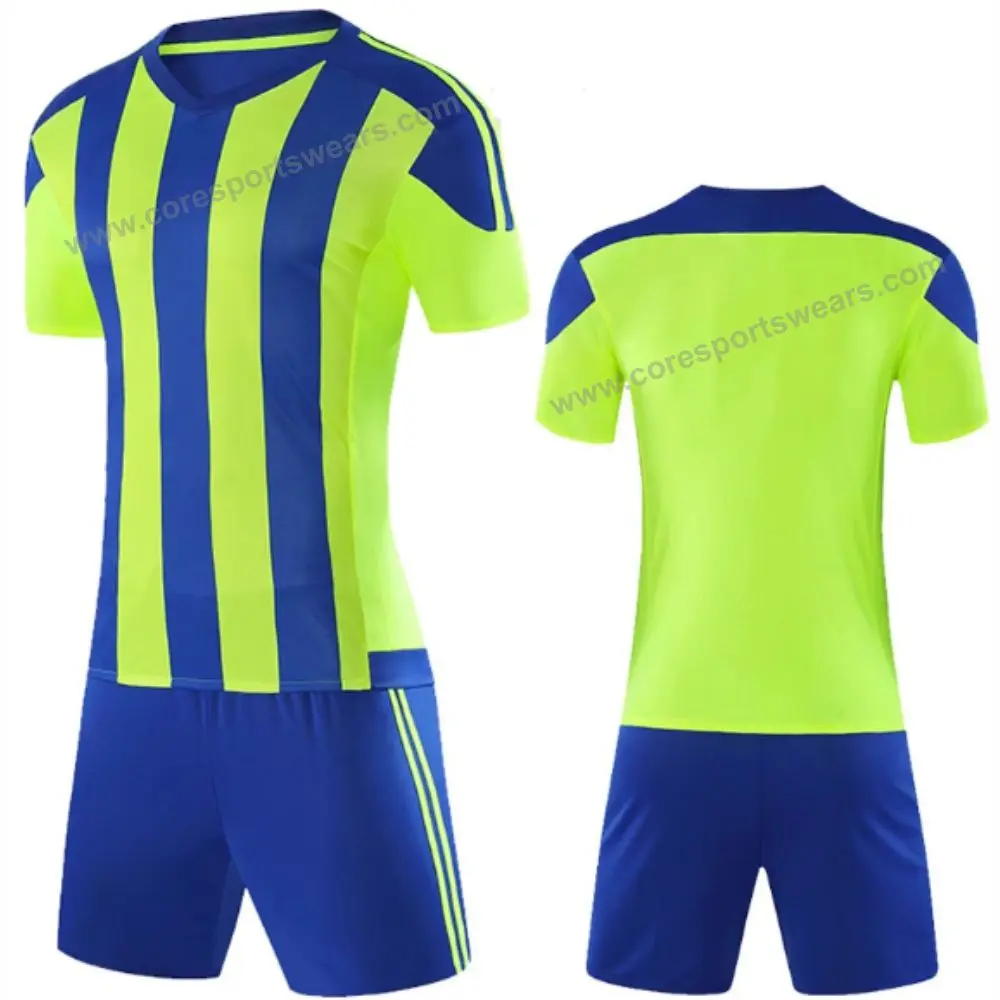 High Quality Short sleeves  Best Style Soccer Uniforms New Color Combination Uniforms Best arrivals for everyone