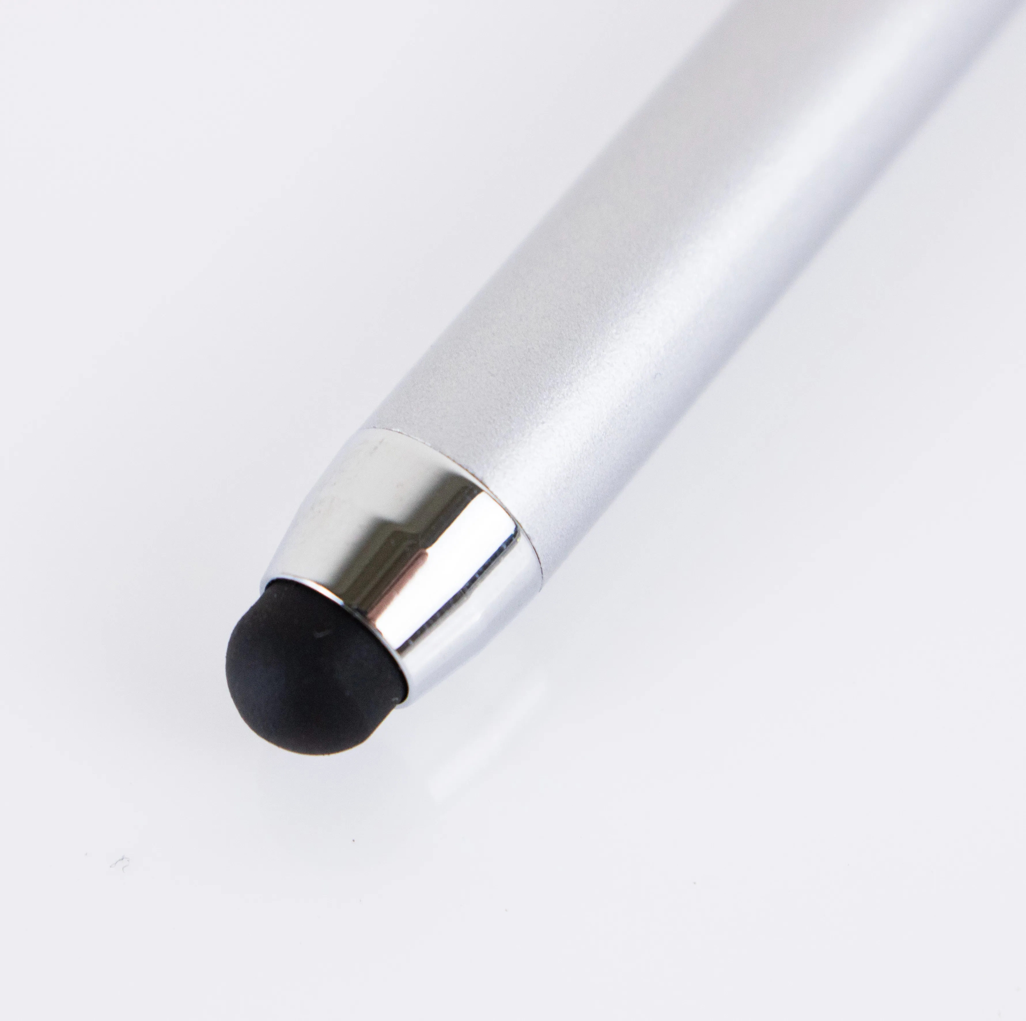 Wholesale Metal custom stylus pen touch screen pen with 6mm silicone smooth tip for tablet touch screen