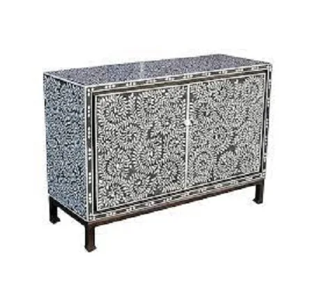 Handmade Chest of Drawer Bone Inlay Living Room Cabinet Wholesale Manufacturer Side Sideboard Corner Cabinet Kitchen Cabinets