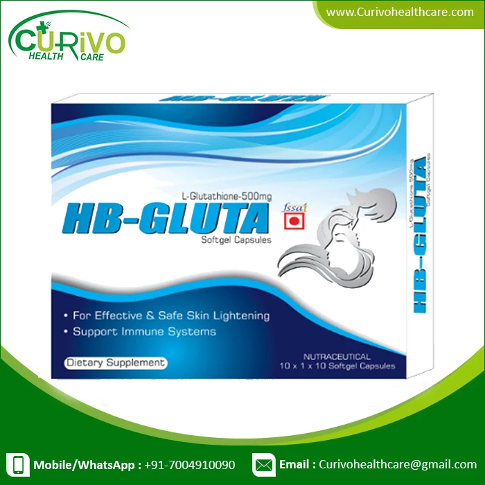 
Glutathione capsule supplier in strip and Bottle form 