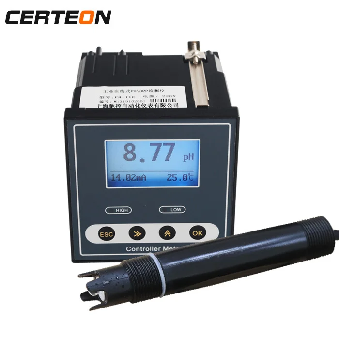 ct1001 Price Online ph tds meter probe sensor monitor electrode conductivity tester Controller Ph Meter for salinity acid alkali