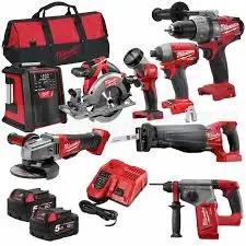 BUY GET - -GENUINE Sales For Original Milwaukees 2695-15 M18 18V Cordless Lithium-Ion 15-Tool Combo Kit