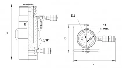 Грузоподъемные Цилиндры двойного действия