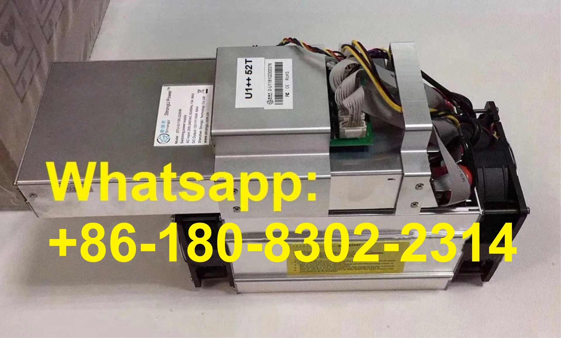 Strongu STU-U1 + 52th/s Шахтер Blake256R14 52T DCR шахтерная микросхема strongu калао H8 | STU-U6 с блоком питания