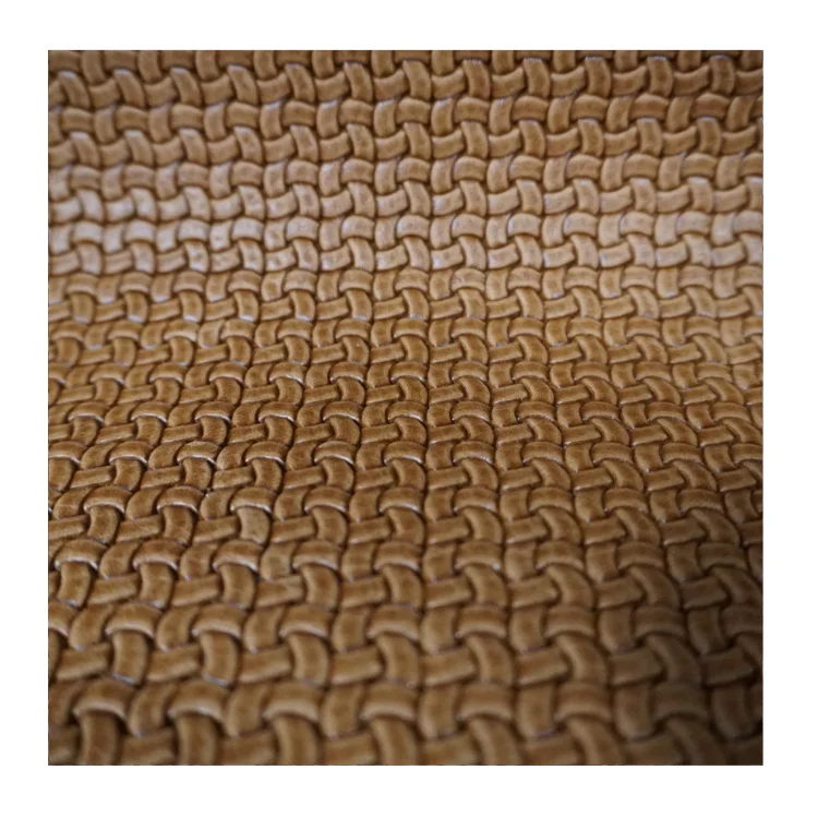 
Caleido-italian real cow embossed leather Pull up effect - geometric embossing leather for hotel upholstery 