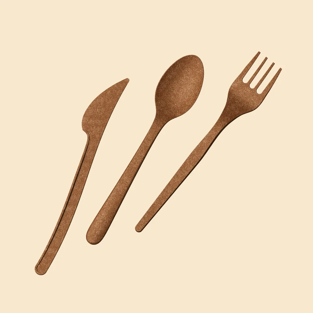 Cutlery sets made from eco-friendly material  for restaurant and kitchen use cheap price whole sales in Vietnam 2021