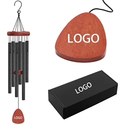 Ветряные колокольчики для потери любимого человека Prime, колокольчики ветра с сочувствительностью черного цвета, памятные колокольчики ветра с уникальным сочувствительностью