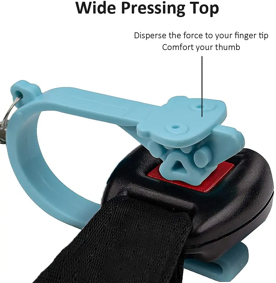 Car Seat Key Buckle Release Tool, 2 Pack Car Seat Clip Opener Tool for Adults Nails Kids.