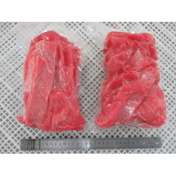 Decaffeinated Frozen Premium Tuna bits & pieces In Bag Packaging From Singapore