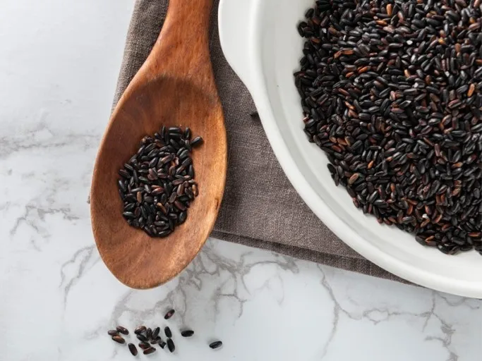  Черный рис с длинным зерном-фиолетовый голубый фиолетовый органический Oryza посева клейкий (мс Деми + 84 961 733 400)