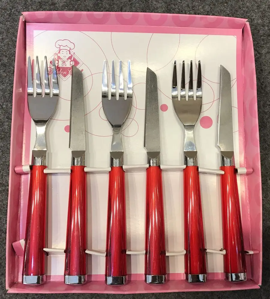 Yangjiang Factory, Stainless steel Cutlery set with wire stand, fashion flatware set home use, OEM/ODM welcome