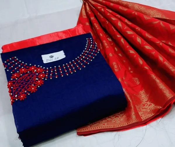 salwar kameez with banarasi Dupatta latest new design with handwork cheap price