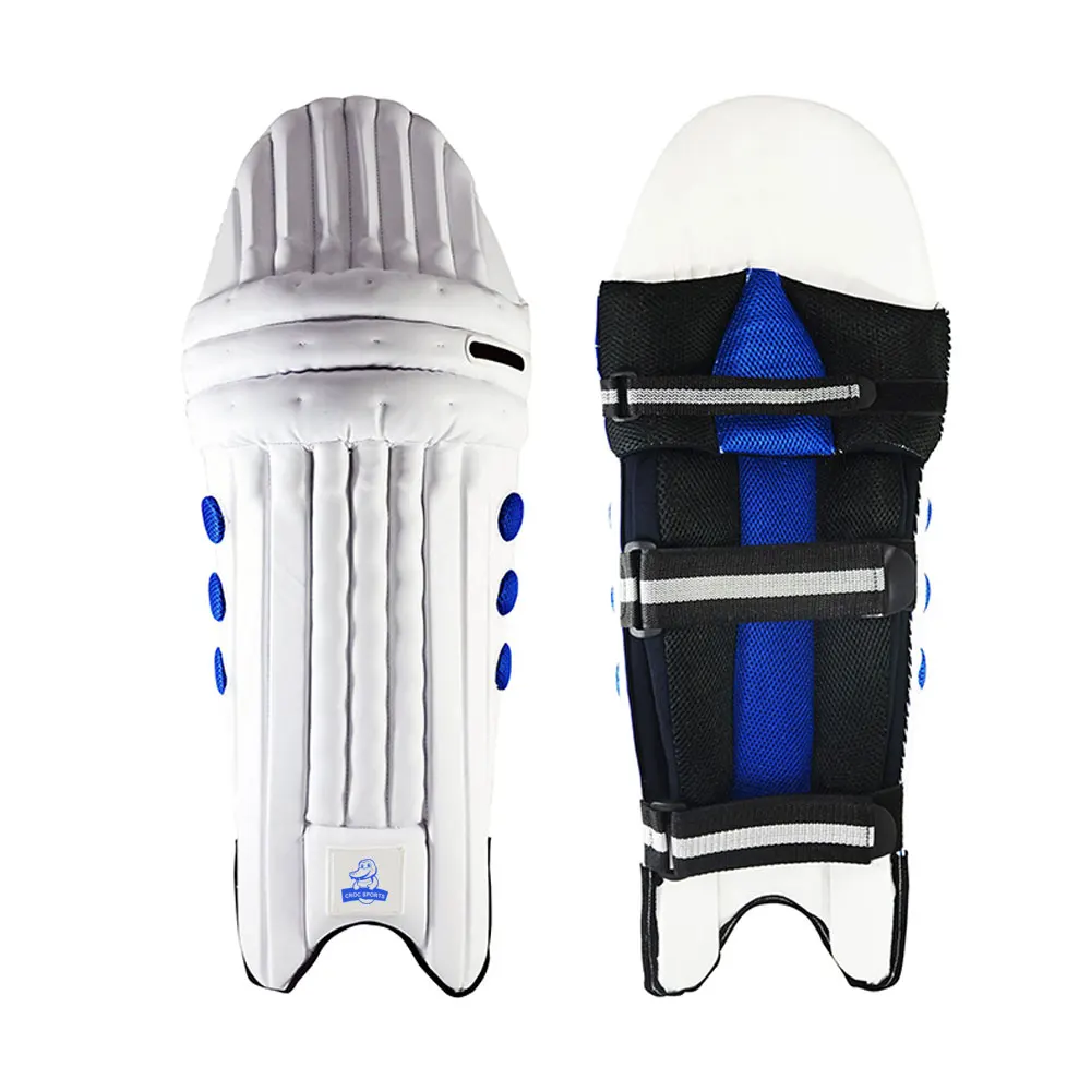 Sport Wear Training Cricket Pads Leather Made Customized Cricket Batting Pads