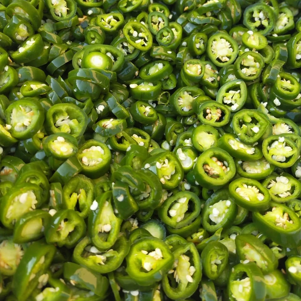 
sliced green jalapeno pepper 