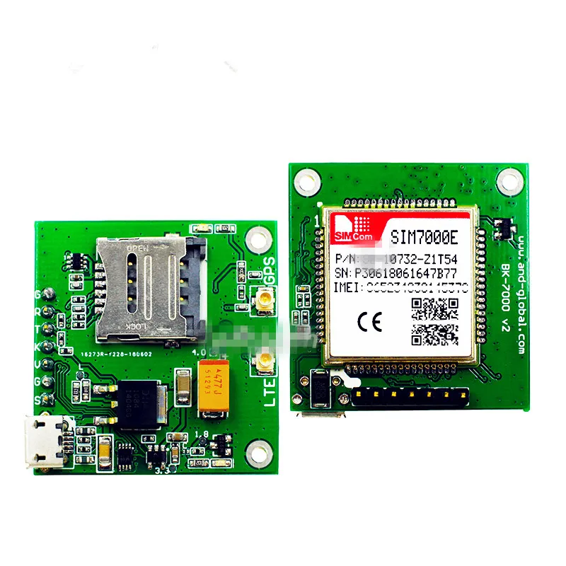  Мини-плата SIMCOM SIM7000 GPRS/EDG LTE CAT-M1 eMTC NB-IoT макетная плата SIM7000E с выходным