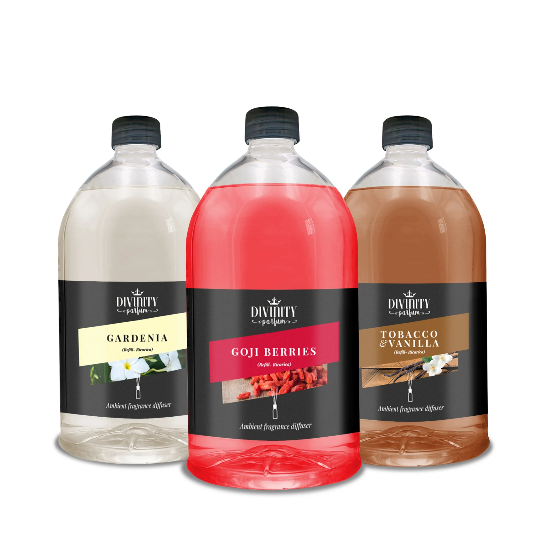 Top quality reed diffuser Red Fruits fragrances exclusive line Italy refill for wholesale fragrance