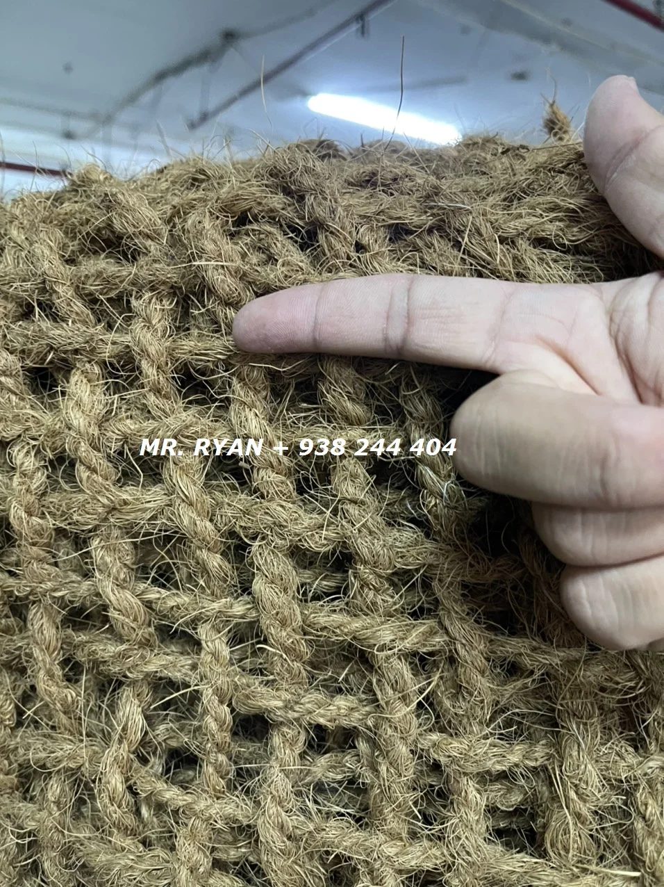 Coir blanket coir mesh for soil erosion control Mr. Ryan +84938 244 404