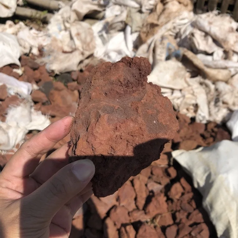 Scoria Red Pumice Lava Stone Rock Boulder - Bali Red Pumice Lava Volcanic Landscape Stone Boulder