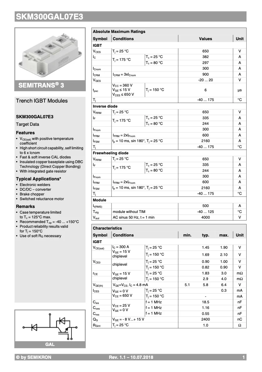 Good Quality Original And Certified SKM300GAL07E3 From Germany Libre Freestyl Sensor Humidity Sensor