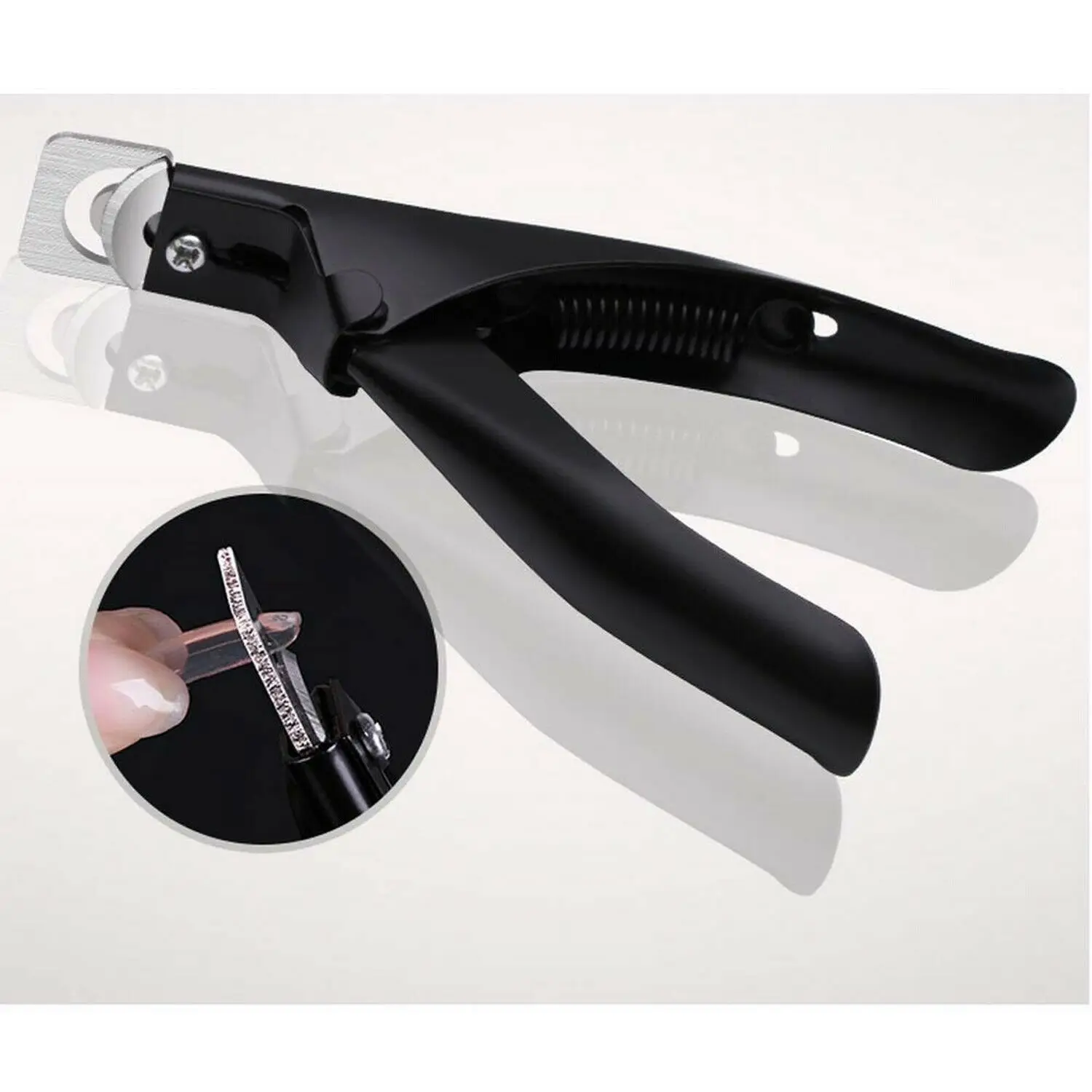 Профессиональные нержавеющие стальные ногтевые клипперы акриловые Типсы край резак триммер для искусства ухода за ногтями Маникюрный Инструмент