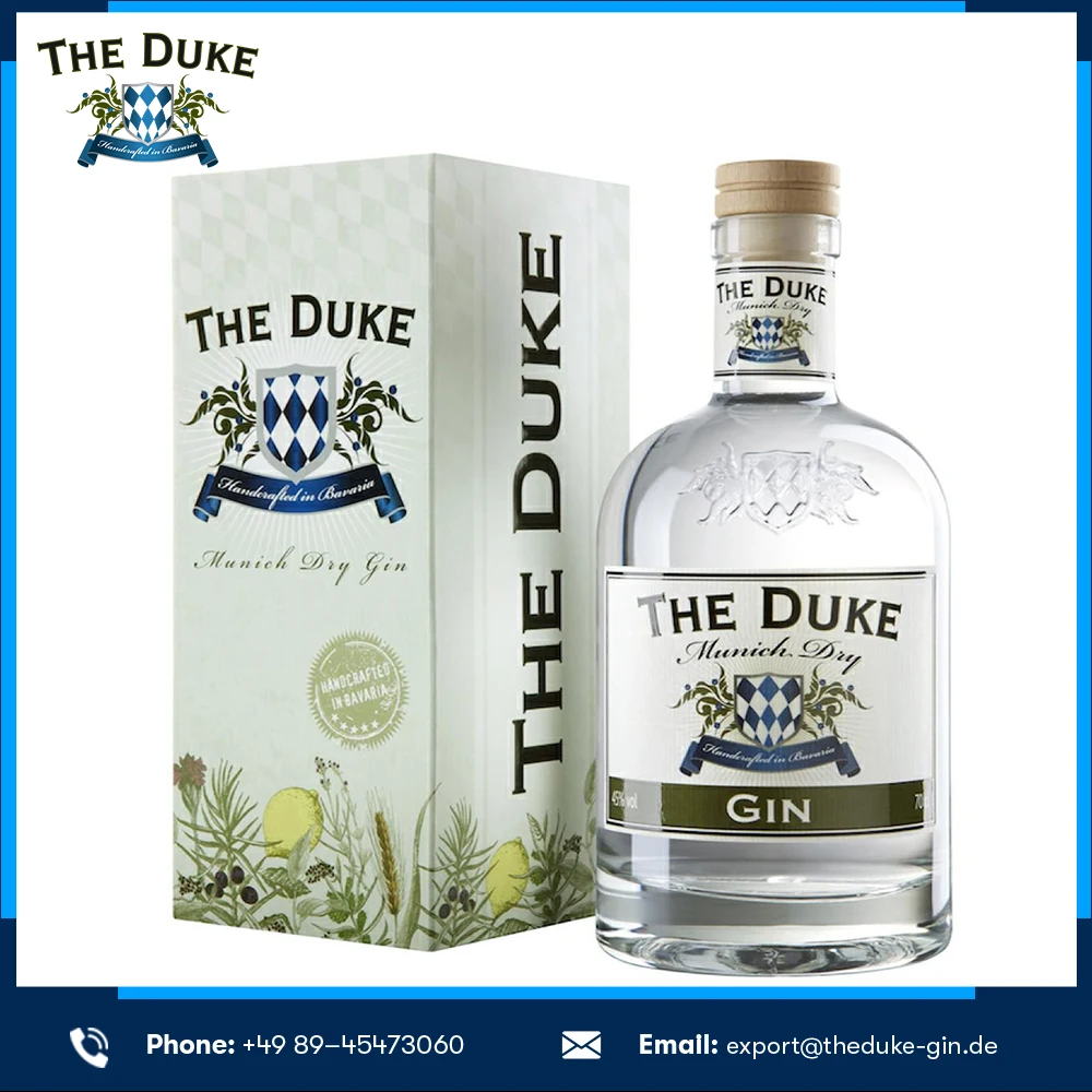 Оптовая поставка с завода Премиум Классический Джин Duke 70 Cl для продажи